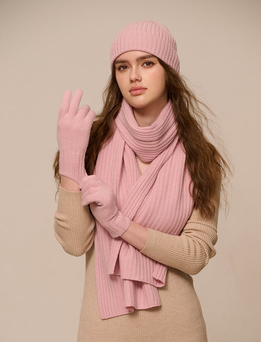 Conjunto de Abrigo Invernal: Gorro, Bufanda y Guantes en Lana para Mujer - Image 25