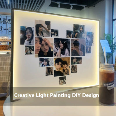 Marco Cuadrado Yi para Fotos - Puzzle Decorativo de Mesa