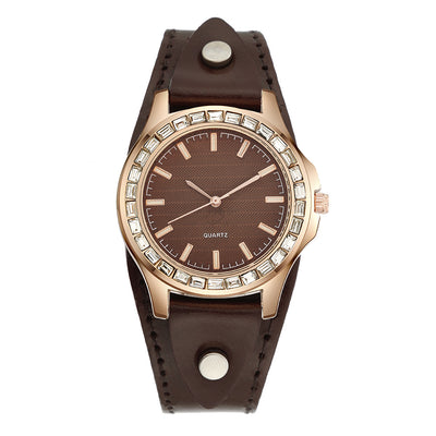 Reloj de Lujo Ligero con Pulsera de Diamantes Completa para Mujer - Image 8