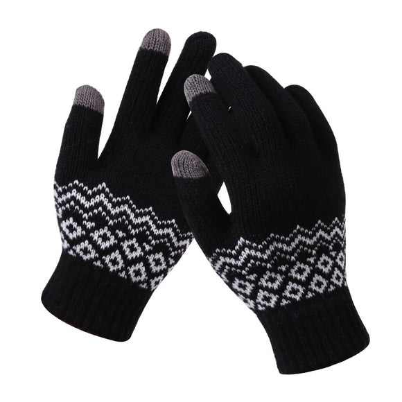 Guantes Térmicos Acolchados con Jacquard