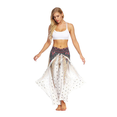 Pantalones Casuales de Verano con Estampado de Pluma de Pavo Real - Cómodos y Transpirables - Image 10