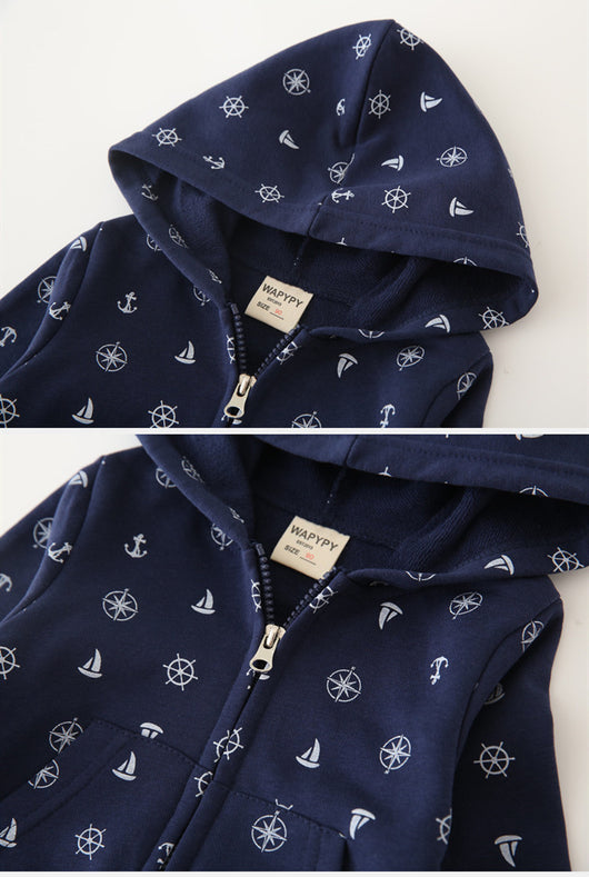 Sudadera con Capucha y Cierre de Dibujos Animados para Niños - Image 13