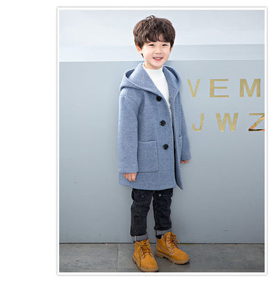 Abrigo de Lana para Niño Largo Invierno - Image 10