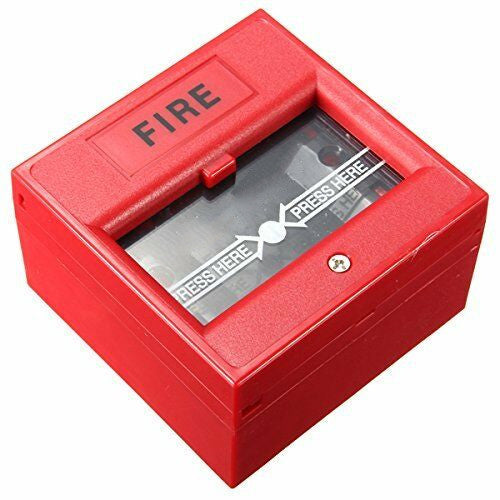 Botón de Emergencia con Rotura de Cristal para Alarma Contra Incendios