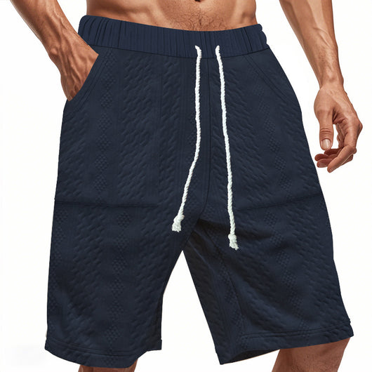 Shorts de Punto Jacquard Holgados para Hombre - Image 25