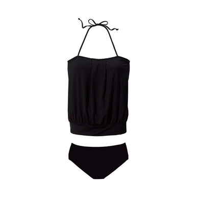 Traje de Baño Hombre Cuello Alto Pecho Negro - Image 5