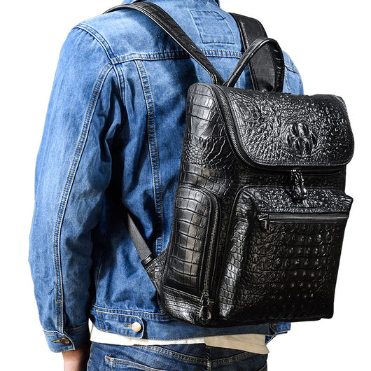 Mochila Ejecutiva de Cuero Genuino Retro - Capacidad Grande para Laptop 15 pulgadas - Image 36