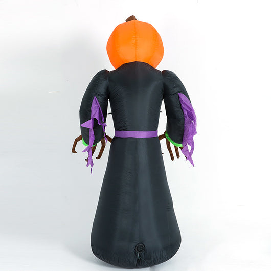 Decoración Inflable Halloween: Calabaza, Gato Negro y Bruja - Image 8