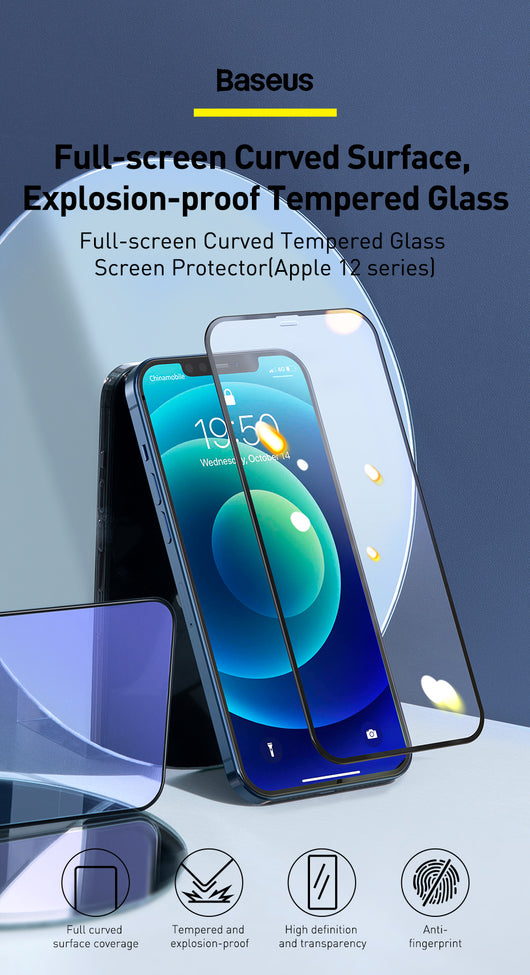 Protector de Pantalla Curvo 0.3mm para iPhone 12 Mini - Cobertura Total - Image 9