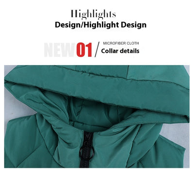 Chaleco Acolchado de Algodón para Mujer Talla Grande - Image 10