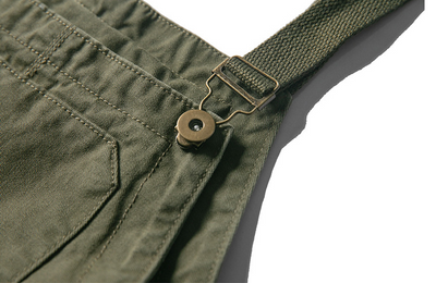 Pantalones Funcionales Retro Lavados de Color Sólido - Image 10