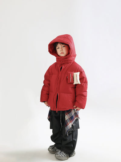 Abrigo de Plumón de Pato Blanco para Niños - Calidez Invernal Premium - Image 11