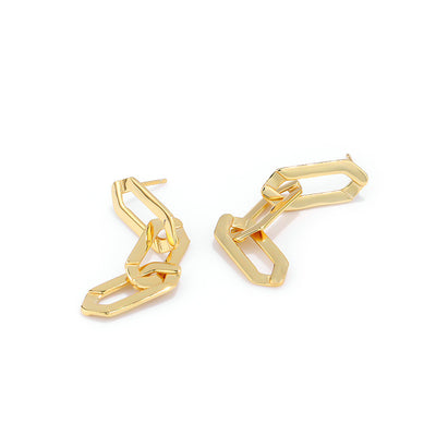 Aretes de Plata Pura Estilo Minimalista Moderno - Image 6