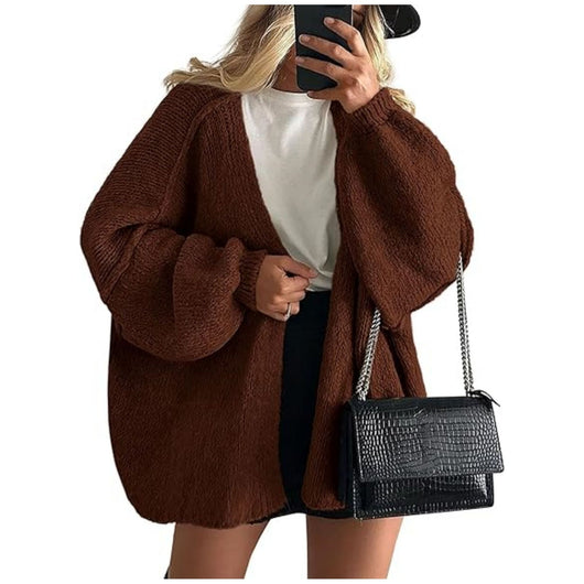 Abrigo Suéter Tejido Casual para Mujer - Image 26