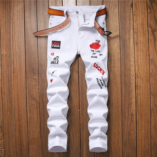 Pantalón Rotos Elástico Estilo Europeo Moderno - Image 4