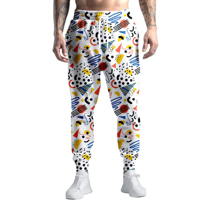 Pantalones de Chándal Estampado Digital Graffiti Colorido Corte Recto - Image 21
