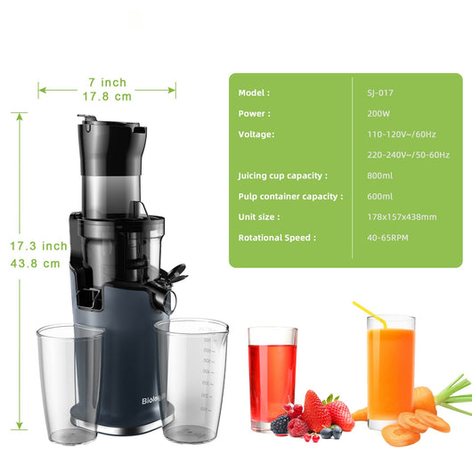 Extractor de Jugos de Baja Velocidad con Diámetro Grande - Image 24