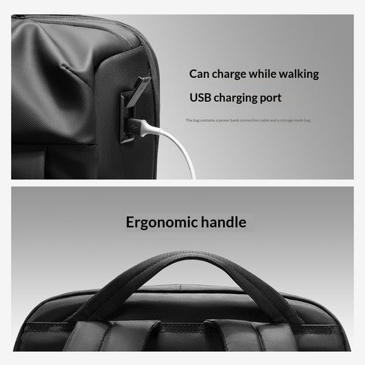 Mochila de Viaje Ejecutiva de Gran Capacidad para Hombres - Image 4