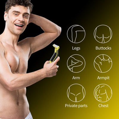 Afeitadora Eléctrica Recargable USB para Hombre - Cuerpo y Rostro Completamente Impermeable - Image 3