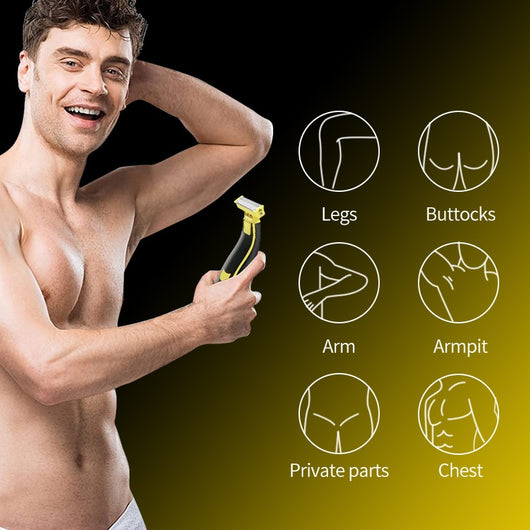 Afeitadora Eléctrica Recargable USB para Hombre - Cuerpo y Rostro Completamente Impermeable - Image 3