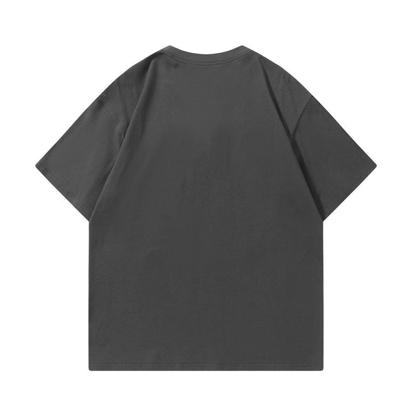 Camiseta Manga Corta Estampado Gótico Alfabeto Graffiti Dark Street