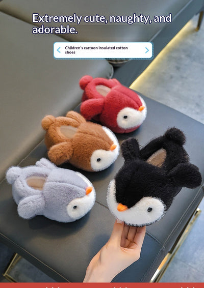Pantuflas Térmicas Pingüino Esponjosas para Niños y Niñas - Image 23