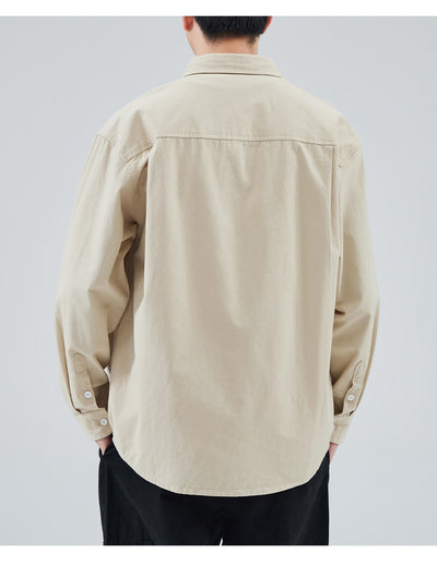 Camisa Suelta de Algodón Premium para Hombre - Image 12