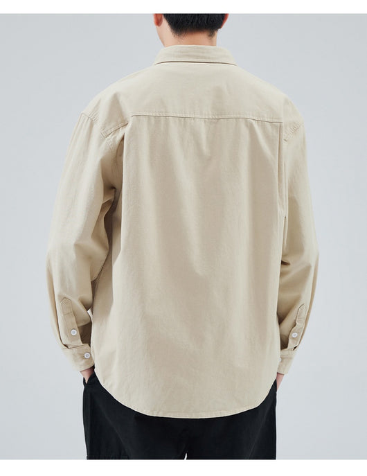 Camisa Suelta de Algodón Premium para Hombre - Image 12