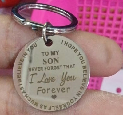 Etiqueta de Acero Inoxidable para Llaves 30mm con Letras Personalizables - Image 7