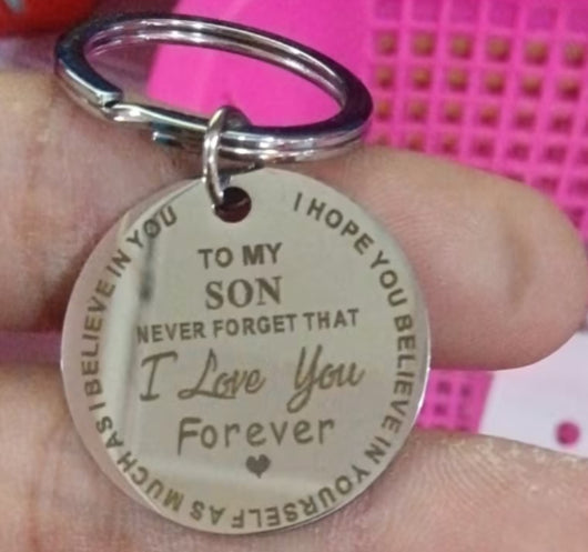 Etiqueta de Acero Inoxidable para Llaves 30mm con Letras Personalizables - Image 7