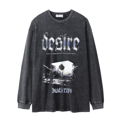 Camiseta Suelta Clásica para Hombre