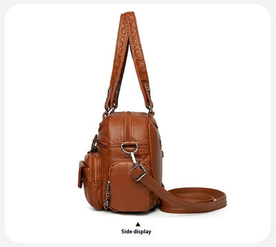 Bolso Mensajero Retro Vintage Estilo Europeo Americano para Mujer - Image 12