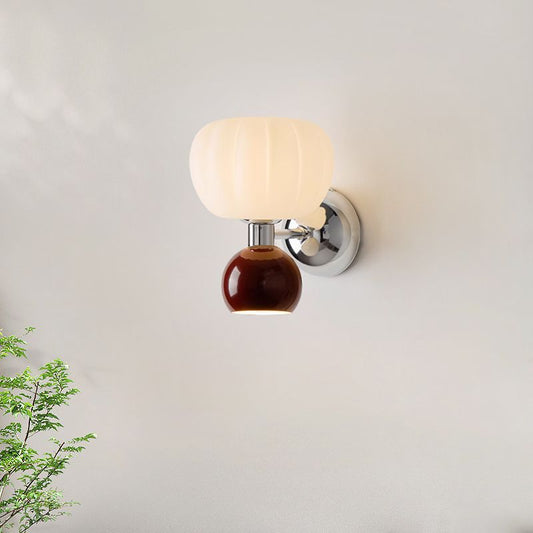 Lámpara de Pared Estilo Crema para Dormitorio y Pasillo - Image 2