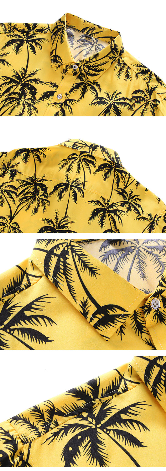 Camisa Estampada Slim Fit de Manga Corta para Hombre - Image 10
