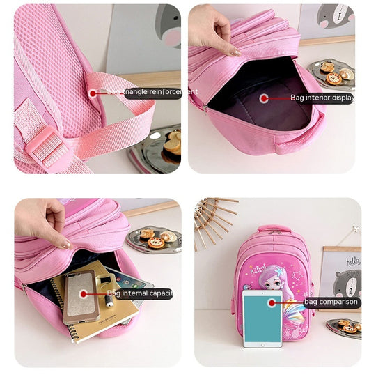 Mochila Escolar Infantil Ergonómica con Diseño Divertido y Respaldo Transpirable - Image 15