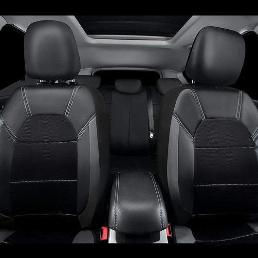 Funda de Asiento de Auto con Costura Sándwich en Cuero PU Premium - Image 34