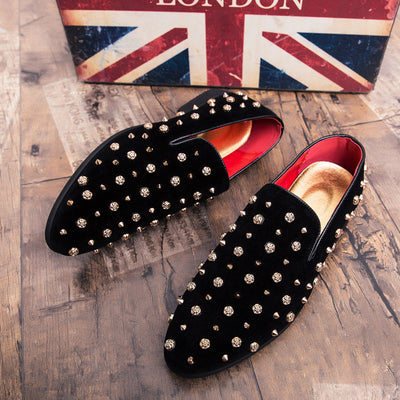 Zapatos Casuales de Gamuza Nobuk Talla Grande con Tachuelas - Image 15