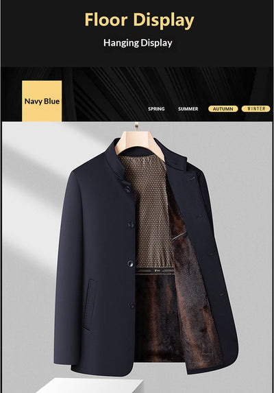Abrigo de Plumón Desmontable para Hombre - Largo Medio - Image 19