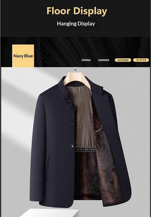 Abrigo de Plumón Desmontable para Hombre - Largo Medio - Image 19