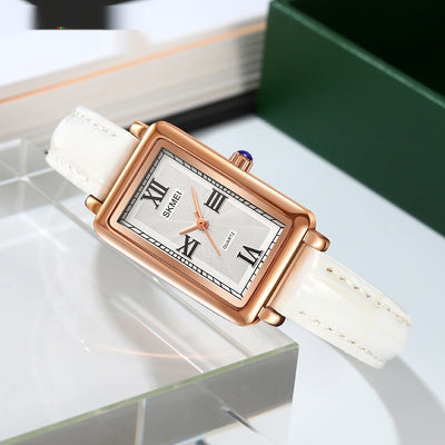 Reloj Retro Rectangular para Mujer - Resistente al Agua, Cuarzo de Precisión - Image 3