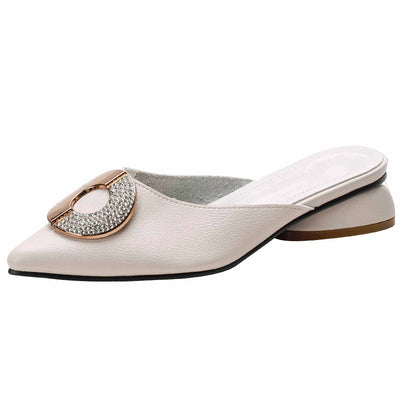 Sandalias y Pantuflas de Tacón Grueso Talla Grande - Estilo Influencer - Image 5