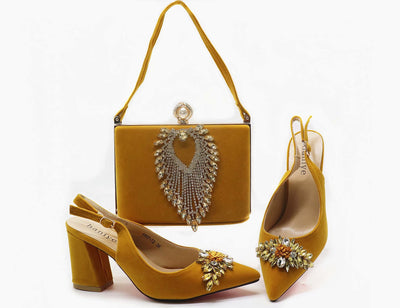 Bolso y Zapatos Puntiagudos a Juego para Bodas y Eventos - Image 4