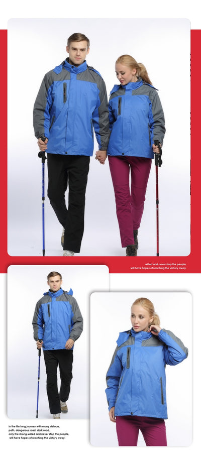 Chaqueta Impermeable Cortaviento Unisex para Aventuras al Aire Libre - Image 14