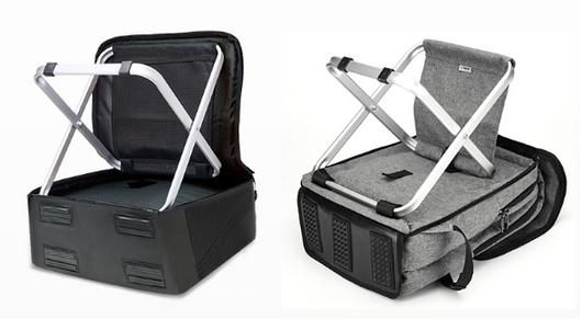 Mochila Ejecutiva Multifuncional 15" con Cargador USB y Asiento Integrado - Image 9