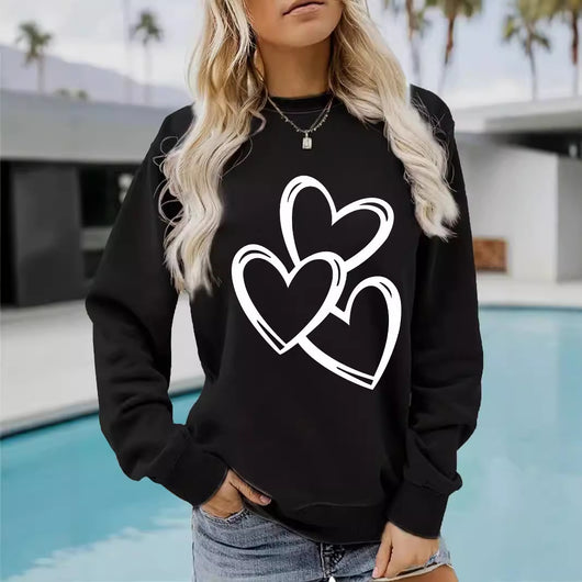 Sudadera Casual de Manga Larga para Mujer con Estampado - Image 12