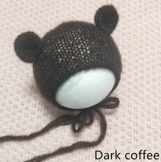 Gorro Suave de Mohair para Fotografía de Bebés - Tejido Artesanal - Image 44