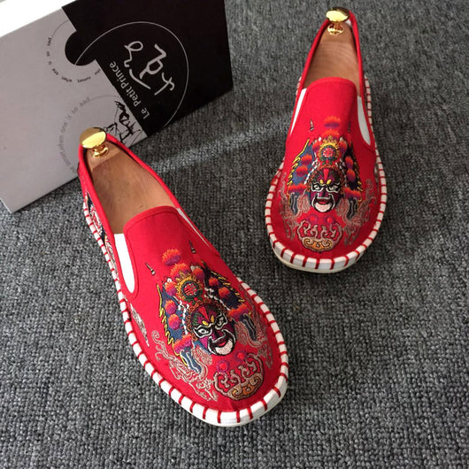 Zapatos Hombre Transpirables con Bordado Étnico y Suela Antideslizante - Image 8