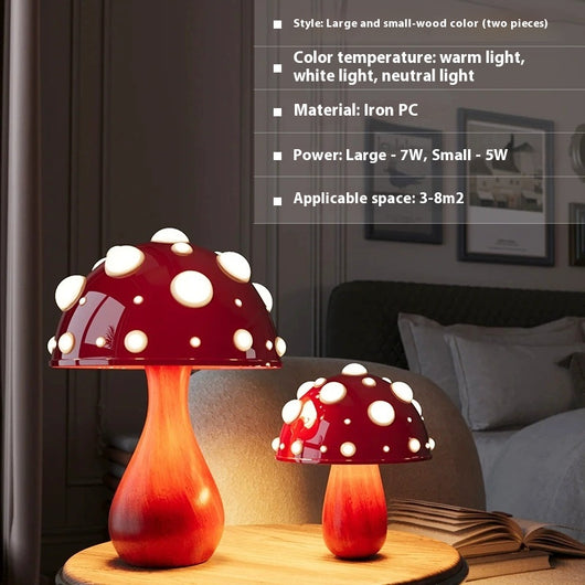 Lámpara de Mesa Seta con Atenuador para Dormitorio - Image 15