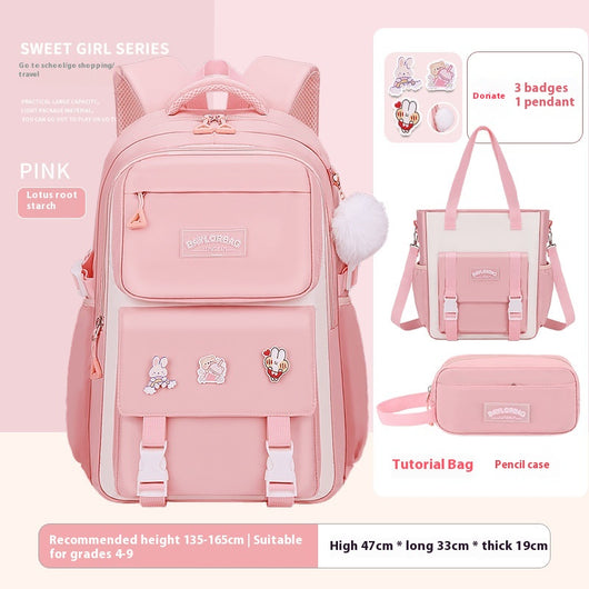 Mochila Escolar de Gran Capacidad Ergonómica para Niños - Image 30