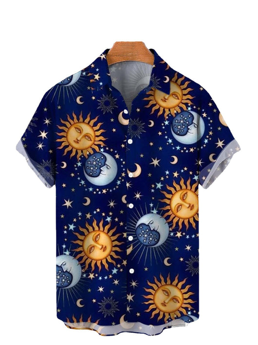Camisa Casual Estampada para Hombre - Perfecta para Vacaciones de Verano - Image 4